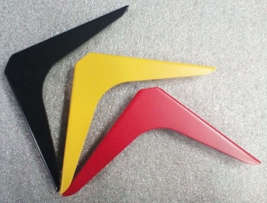 Equerres étagère aux coloris de la Belgique