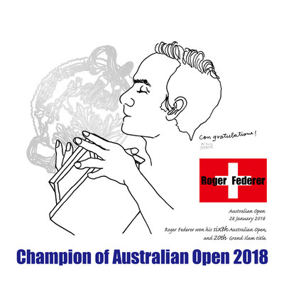 【Roger Federer】-Champion of Australian Open 2018- (2018.1.28SUN)