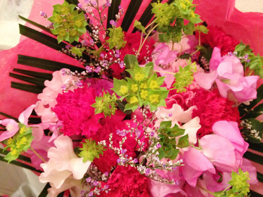 received many flowers