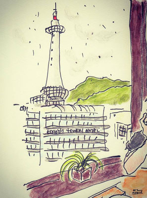 【京都タワー】 -Kyoto Tower in the rain- Japan (2010.5.23SUN)