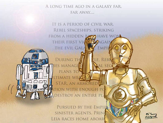 【 STAR WARS 】R2-D2 & C-3PO (2016.1)