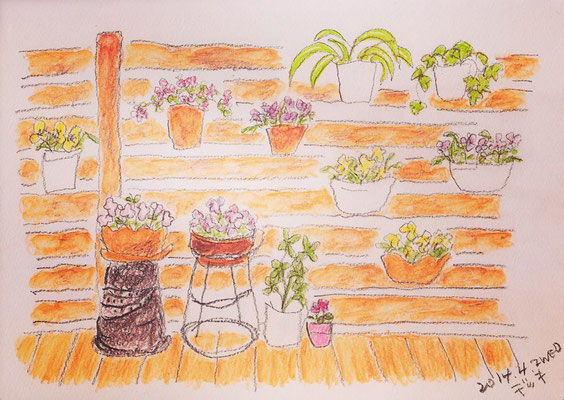 my mother's small garden (2014.4.2WED)