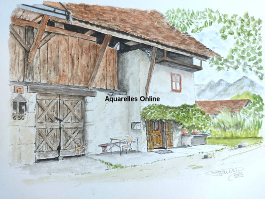 Vieille ferme près de Saint Jorioz (Haute-Savoie)