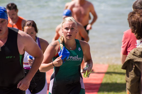 Linda Leonhardt, 2. Platz (AK) Silberstrom-Triathlon 2013 (Sprint) 