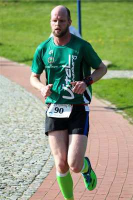 Erik Werner über 6 km beim Kurparklauf.