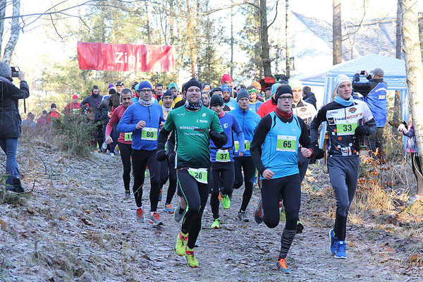 Erik Werner beim Auer Silvesterlauf.