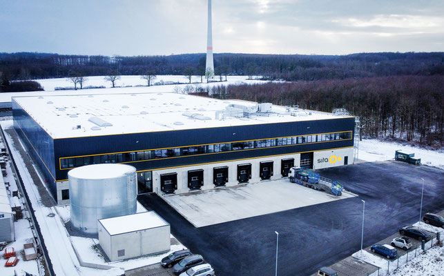 Die neue Logistikhalle im Aurea Gewerbegebiet schafft Raum für nachhaltiges Wachstum.