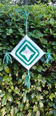 num 20 - structure 30x30 cm,  tissage 20x20 cm  -  25€