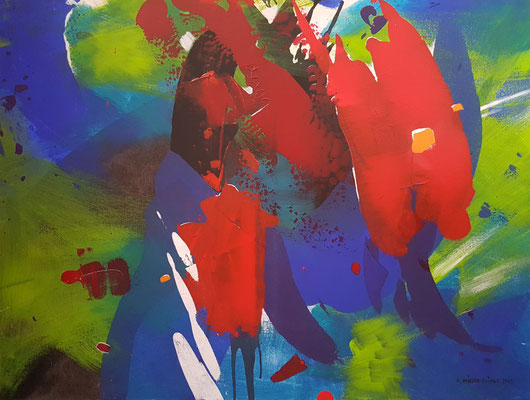 Modus 2, 80x60cm, Acryl auf LW, 2015