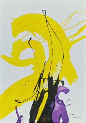 Yellow Hope,70x100cm, Acryl auf LW,2024