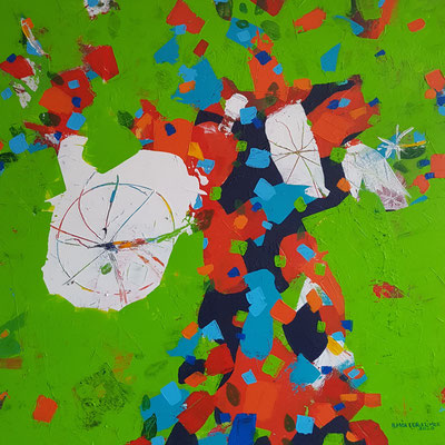 May be the weather,60x60cm,Acryl auf LW,2020