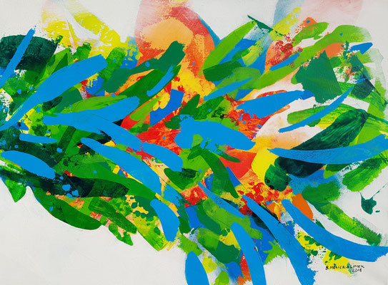 Step out, 80x60cm, Acryl auf LW, 2018