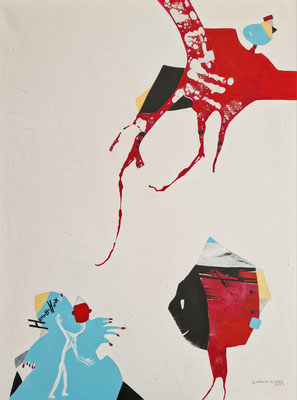 Fly high, 60x80cm, Acryl auf LW, 2023