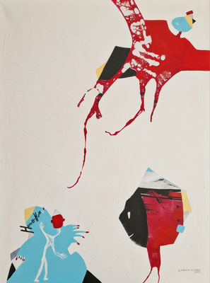 Fly high, 60x80cm, Acryl auf LW, 2023