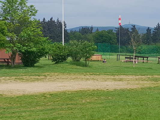 Im Hintergrund der Dünsberg