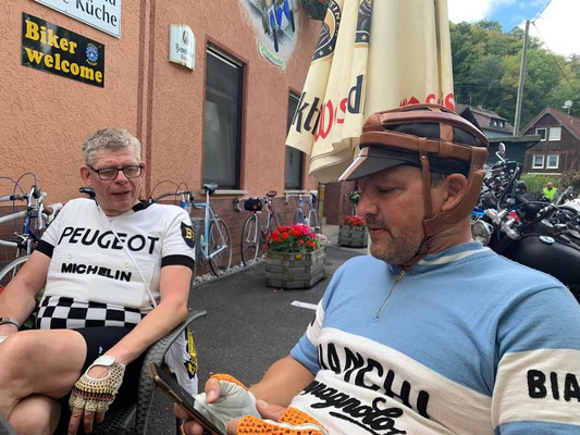 Pause - hier sitzen wir richtig