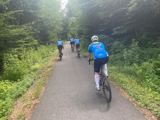 Auf dem Ulmtalradweg talwärts