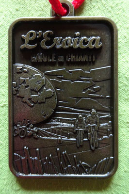 Die Medaille von vorne