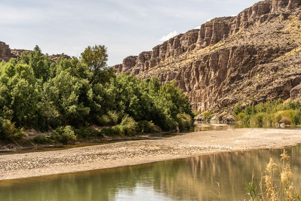 Rio Grande with Mexico - Rio Grande Village - Big Bend National Park
