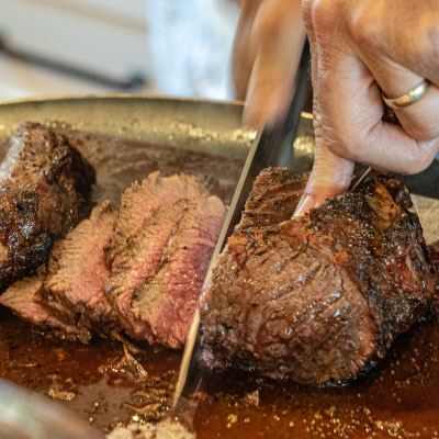 David's 90th birthday - a platter of meat