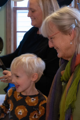 Grandma, mom and Owen