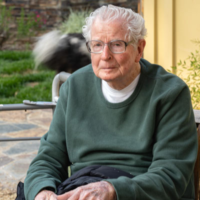 David's 90th birthday party guests - birthday boy