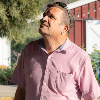 David's 90th birthday party guests - Pat's brother Tim