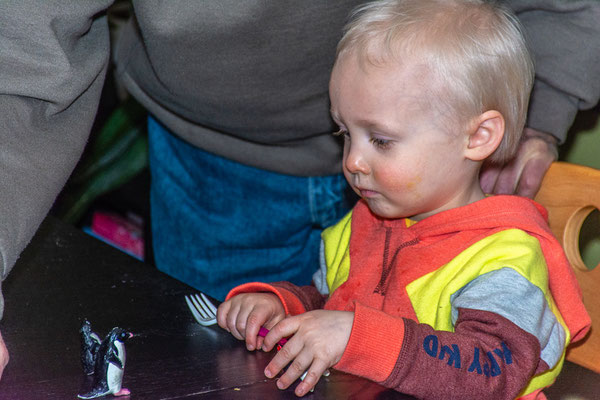 Owen being serenaded.