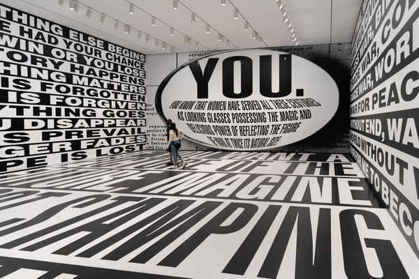 Los Angeles County Museum of Art - Barbara Kruger exhibit