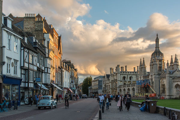 Dusk in Oxford, England