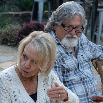 David's 90th birthday party guests - David's neighbors