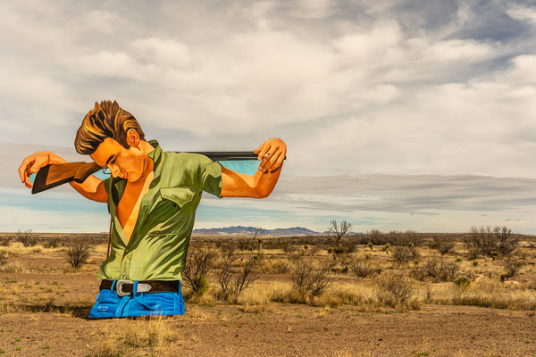 Large Cutouts from Giant Set (James Dean) - Roadside Art - Marfa