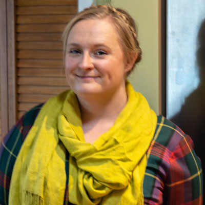 Zoe helping with Christmas Eve dinner