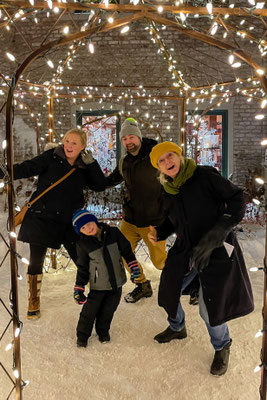 Vamping at the Minnesota Arboretum Light Show