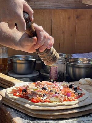 une petite touche de poivre au moulin - Le Bar à Pizzas de Walter