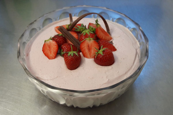 Erdbeermousse