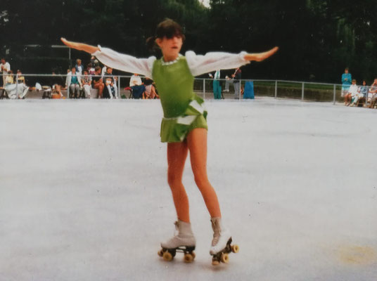 Tanja Großmann bei einem Wettkampf am Sommerdamm.