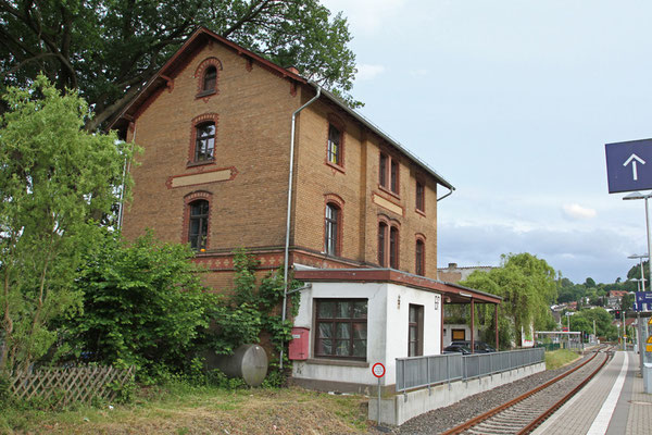 Nordseite des Bahnhofgebäudes