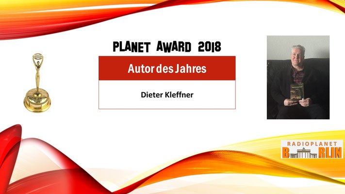 Urkunde "Autor des Jahres – Dieter Kleffner"