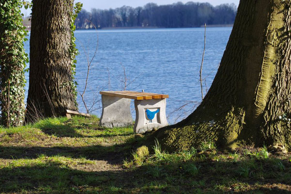 Kanonenberg im Karwer Gutspark neben der Badestelle