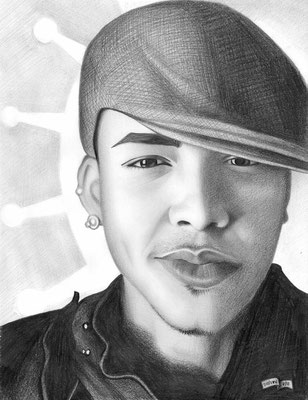 Prince Royce | Custom Drawings | Copyrights © ART GOD & LOVE INC - Drawing by Dayron Villaverde