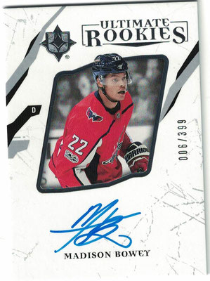 Ultimate 17 n°75 RC Auto #6/399 - Madison BOWEY - Capitals