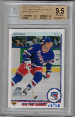 UD14 25th Anniversary Buybacks n°366 #3/25 - Jan ERIXON - Rangers