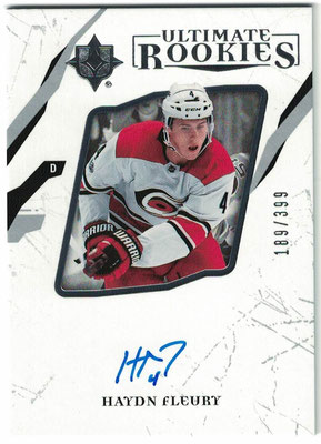 Ultimate 17 n°52 RC Auto #189/399 - Haydn FLEURY - Hurricanes