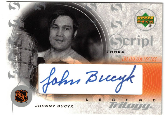 UD Trilogy 03 Scripts n°S3BK - John BUCYK