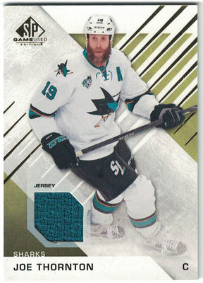 SP GU 16-17 Gold n°3 - Joe THORNTON - Sharks