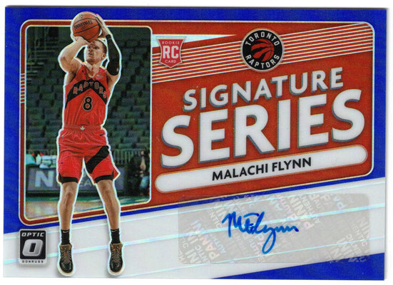 Donruss Optic 20 Signature Series Purple - Malachi FLYNN