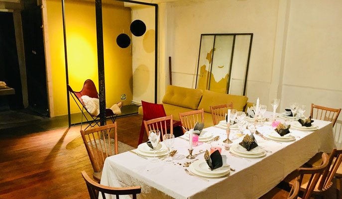 feierliche Tafel im Eventraum