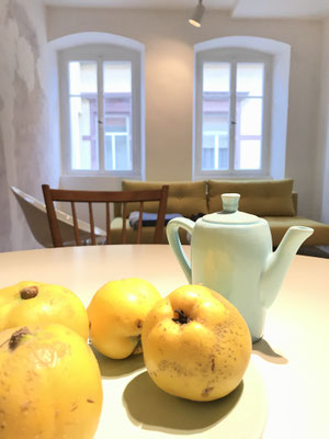 Esszimmer im Design-Apartment