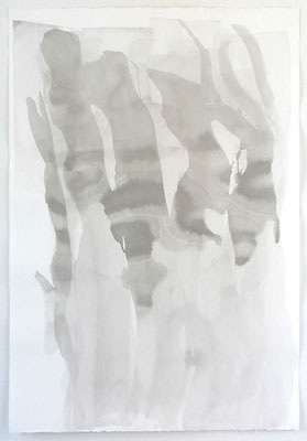 Japanische Landschaft | 2003, Tusche/Bütten, 112 x 77 cm